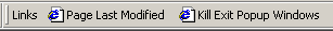 Browser buttons in Internet Explorer
