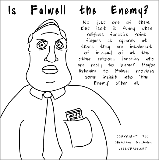 Comic: Is Jerry Fallwell the Enemy?