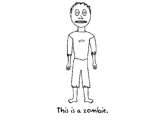 This is a zombie.